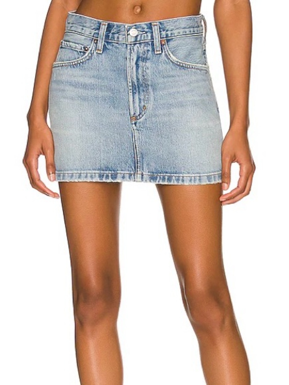 AGOLDE Liv Denim Mini Skirt | Size 26